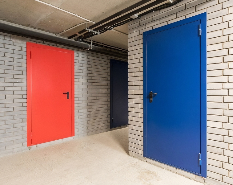 Дверь на складе Дверь на складе