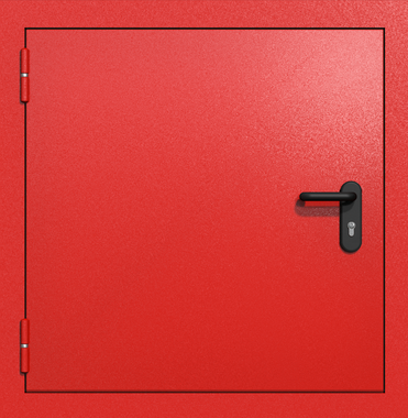 Одностворчатый квадратный люк ei-60 (цвет красный RAL 3020) Одностворчатый квадратный люк ei-60 (цвет красный RAL 3020)