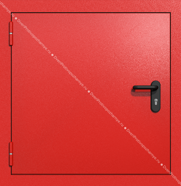 Одностворчатый квадратный люк ei-60 (цвет красный RAL 3020) Одностворчатый квадратный люк ei-60 (цвет красный RAL 3020)