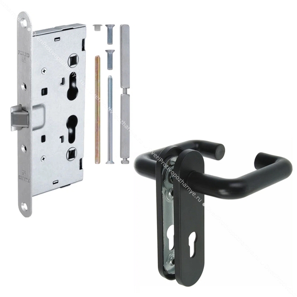 Распашные ворота ei-60 с калиткой (цвет темно-серый RAL 7015) Распашные ворота ei-60 с калиткой (цвет темно-серый RAL 7015)